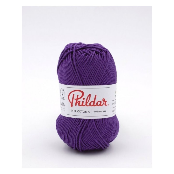 Phildar Phil Coton 4 violet
