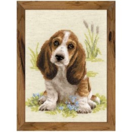 Riolis Kit de broderie Chiot Basset Hound