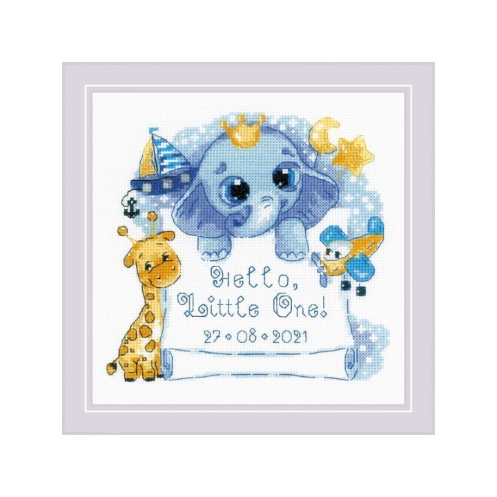 Riolis Kit de broderie Bonjour petit!