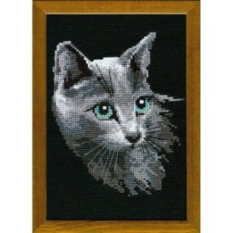 Riolis Stickset Russisch Blau Katze