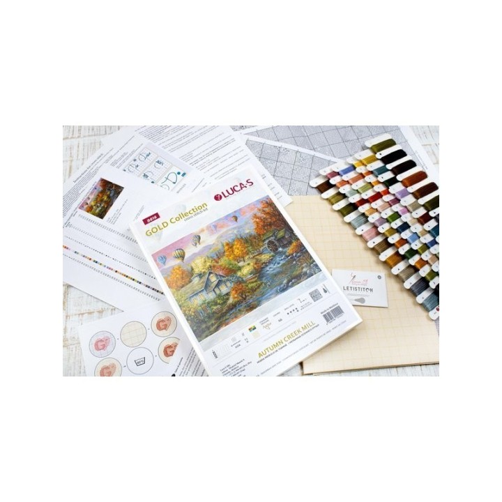 Luca-S Embroidery kit Autumn Creek Mill