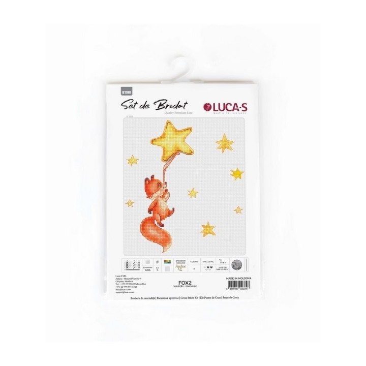 Luca-S Kit de broderie Renard 2