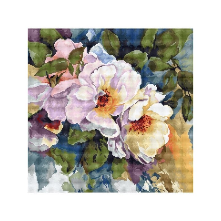 Luca-S Stickset Rosen-Aquarell