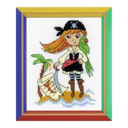 Riolis Kit de broderie Île au trésor