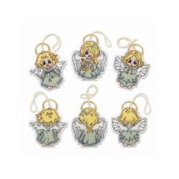 Riolis Stickset Christbaumschmuck Engelchen