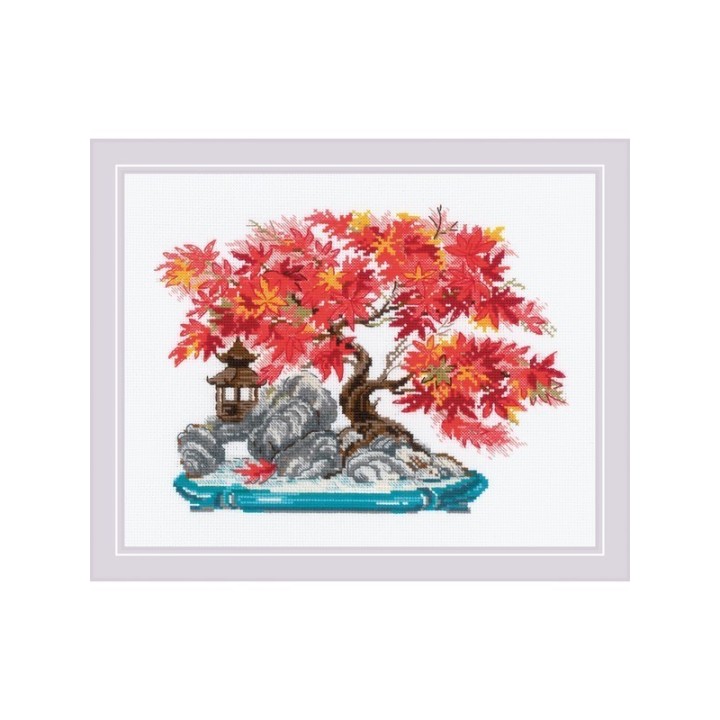 Riolis Stickset Herbstbonsai