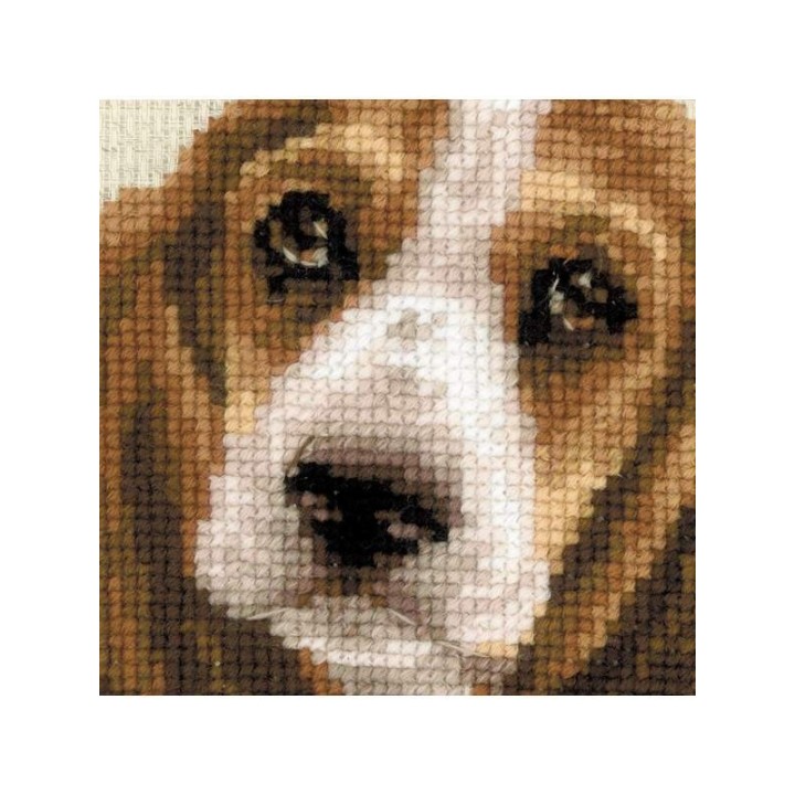 Riolis Borduurpakket Basset Hound pup