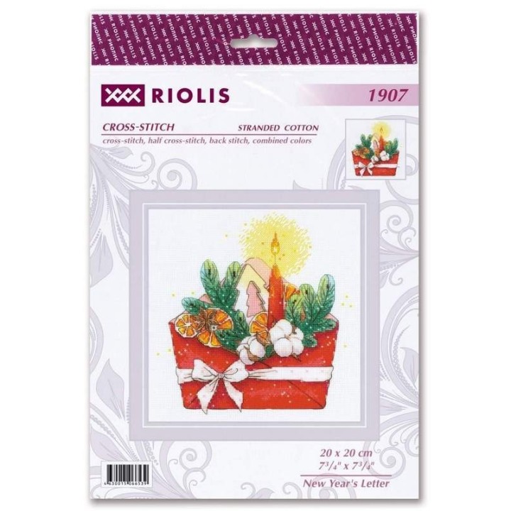 Riolis Kit de broderie Lettre du Nouvel An