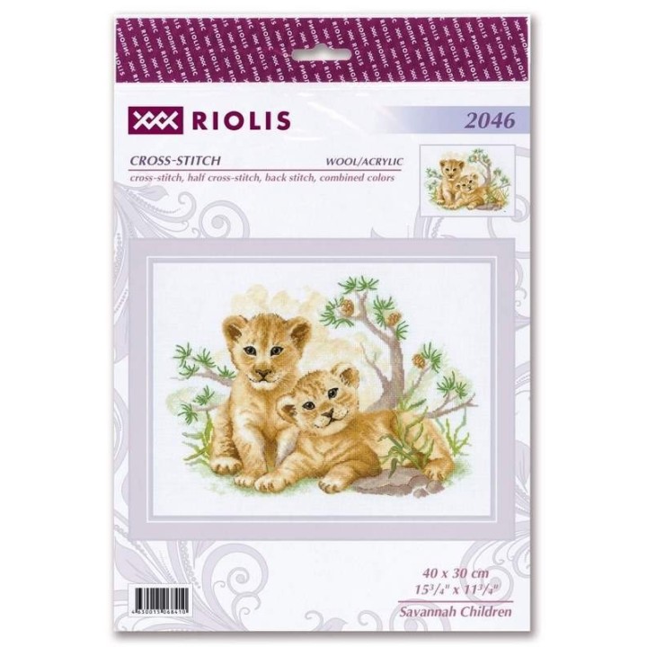 Riolis Embroidery kit Savannah Children