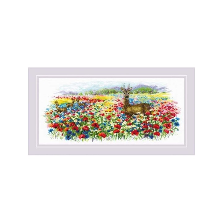 Riolis Embroidery kit Blooming Meadow