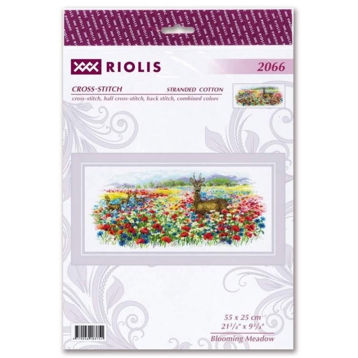 Riolis Embroidery kit Blooming Meadow