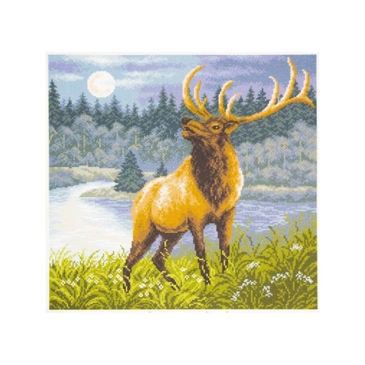 CDA Aida imprimée Cerf