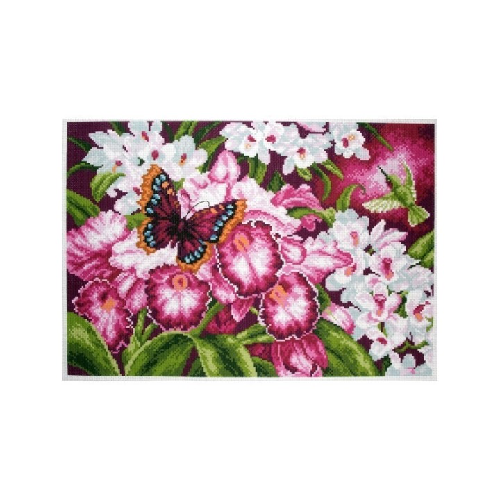 CDA Printed Aida kit Orchids