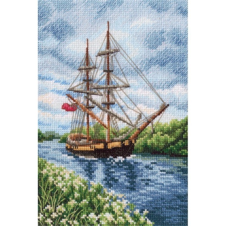 RTO Kit de broderie Avec la saveur du sel, du vent et du soleil