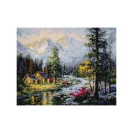 Luca-S Embroidery kit Camper's Cabin