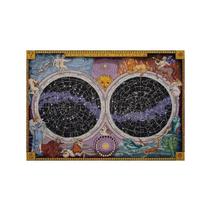 Panna Kit de broderie Carte du ciel nocturne