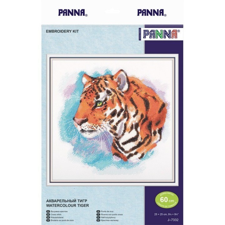 Panna Stickset Aquarell Tiger