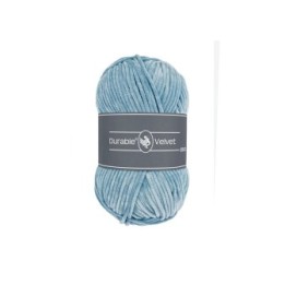 Durable Velvet 289 Blue Grey