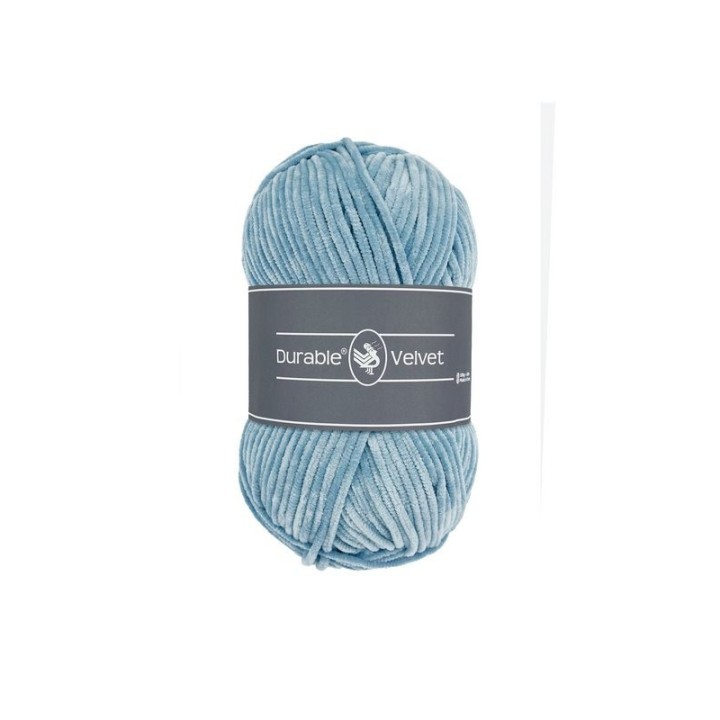 Durable Velvet 289 Blue Grey