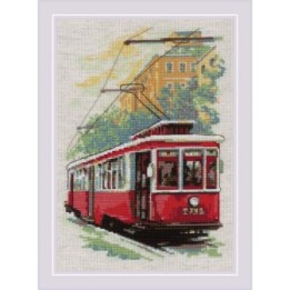 Riolis Kit de broderie Vieux tram
