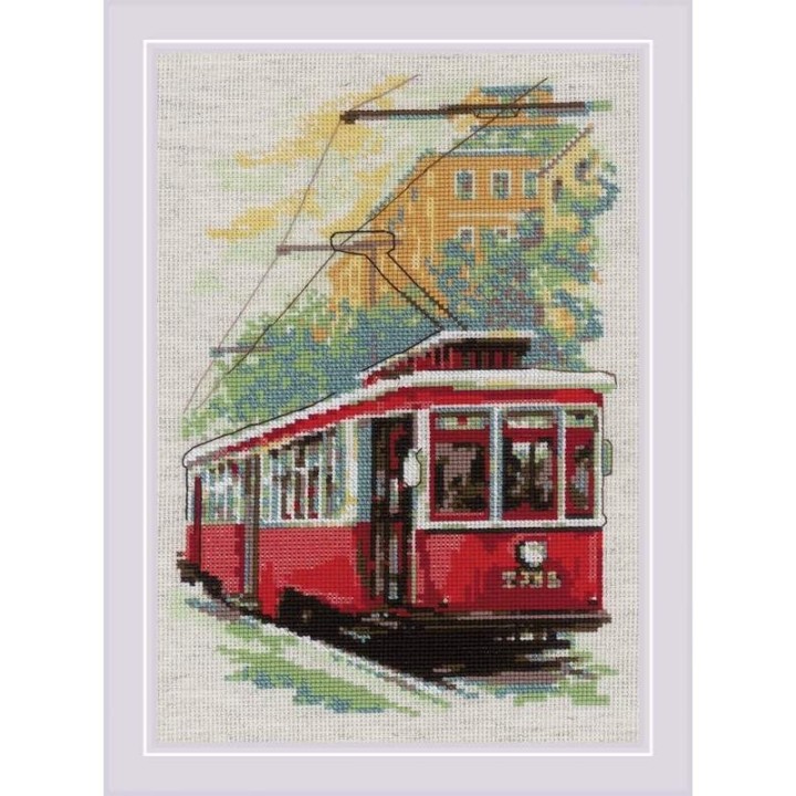 Riolis Stickset Alte Straßenbahn