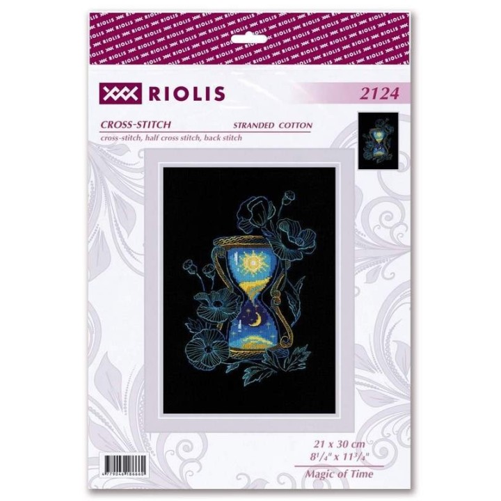Riolis Kit de broderie Magie du temps