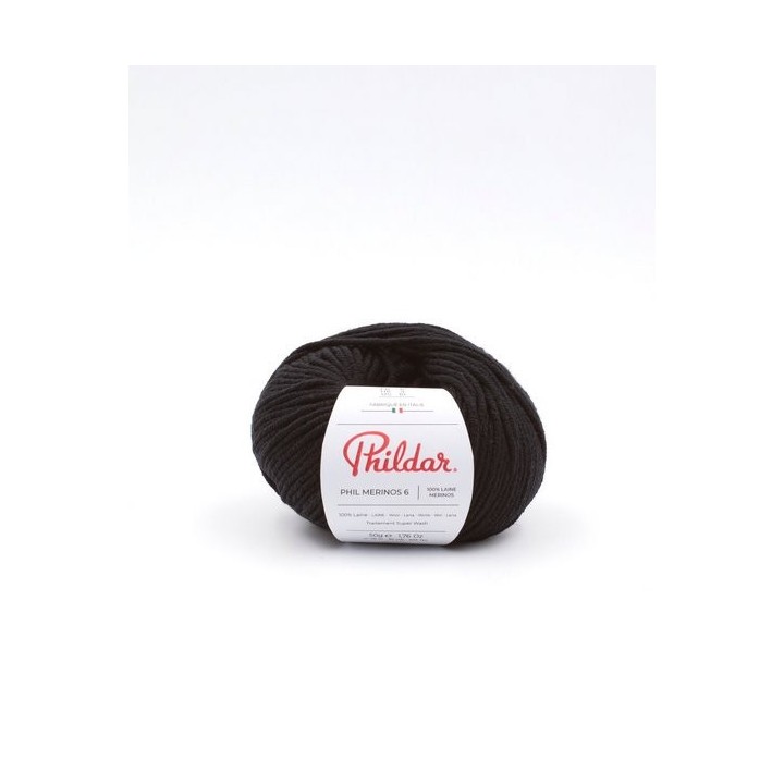 Phildar Phil Merinos 6 Noir