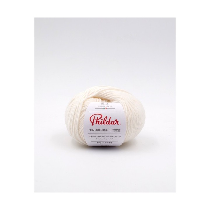 Phildar Phil Merinos 6 Craie