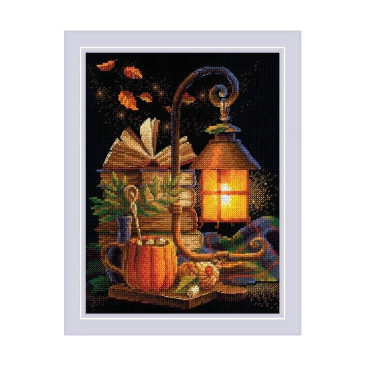 Riolis Kit de broderie Automne douillet