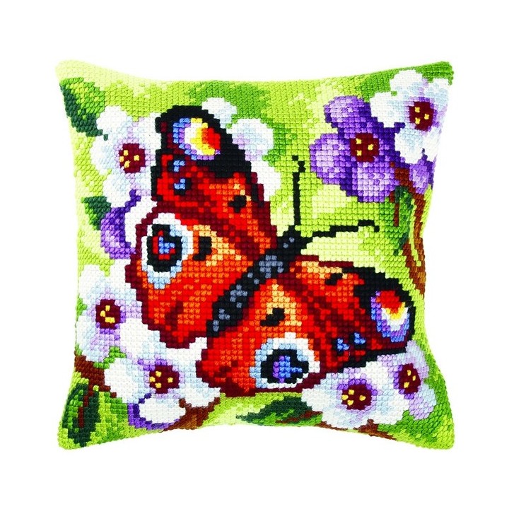 Orchidea Stitch Cushion kit  Butterfly 3
