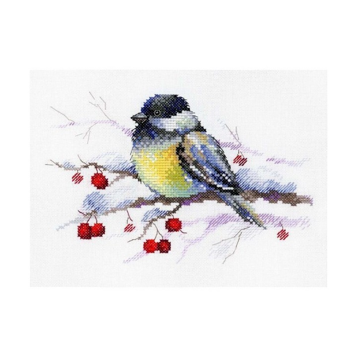 Aquarelle Borduurpakket Peinzende mees