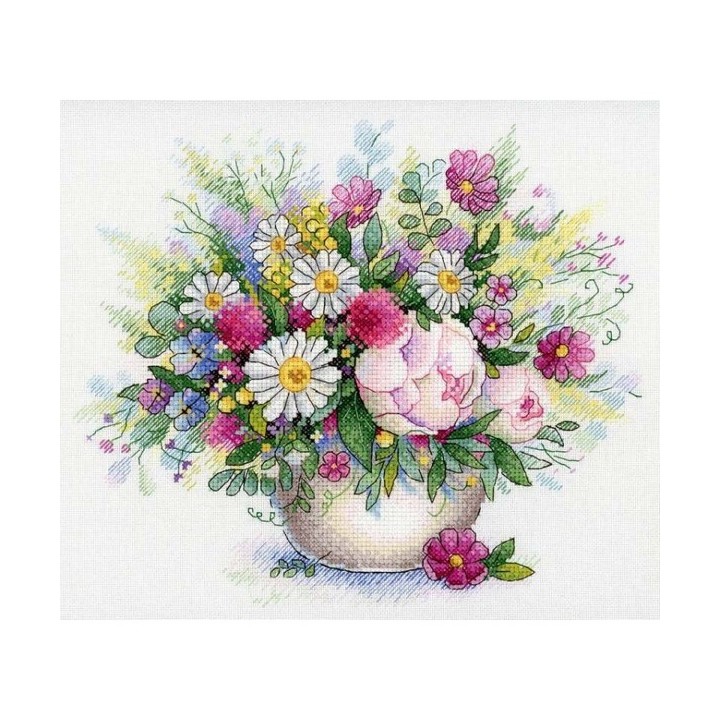 Aquarelle Kit de broderie Souffle d'été