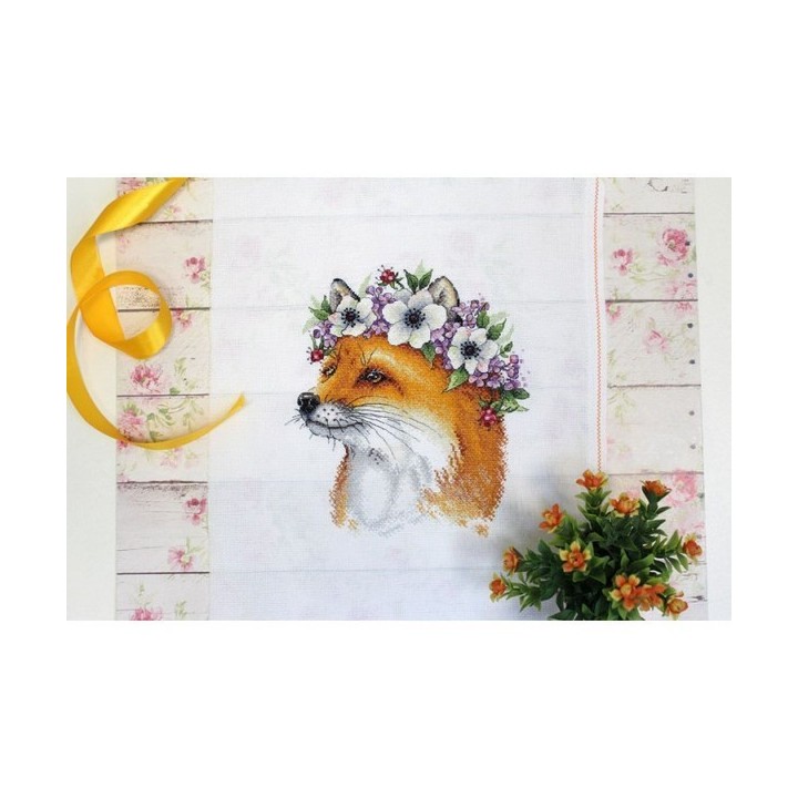 Aquarelle Borduurpakket Vos
