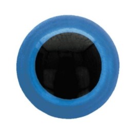  Tieraugen 10 mm Blau für Amigurumi und Kuscheltiere