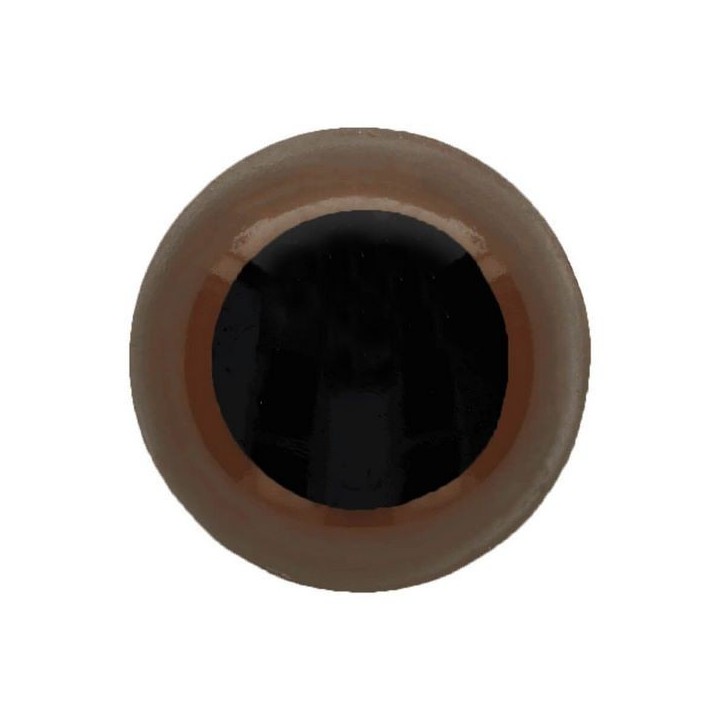 Dierenoog 12 mm bruin