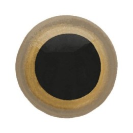 Dierenoog 12 mm goud
