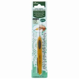 Clover Haaknaald soft touch 1 mm