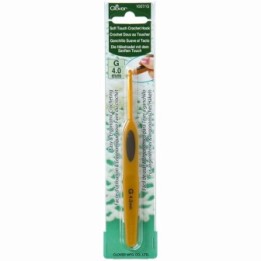 Clover Haaknaald soft touch 4 mm