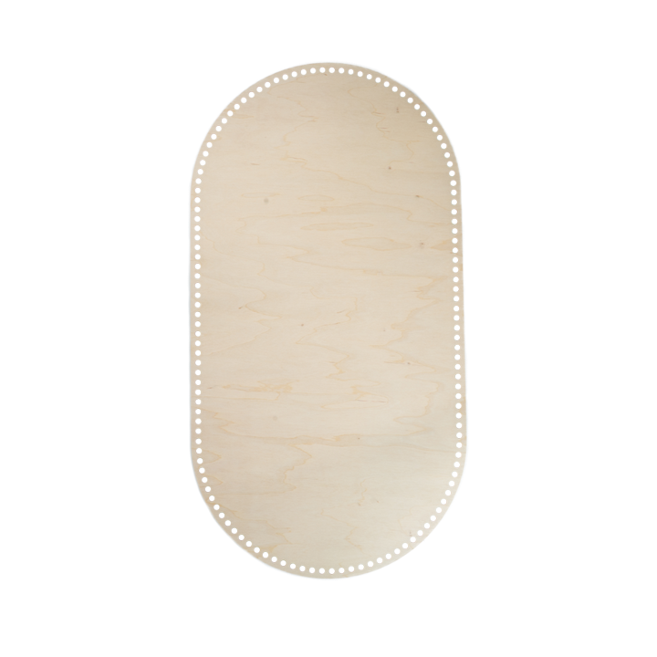 Wooden bag bottom 70 x 37 cm