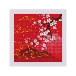 Riolis Stickset Unter dem Himmel - Kreuzstich Set 15x15cm