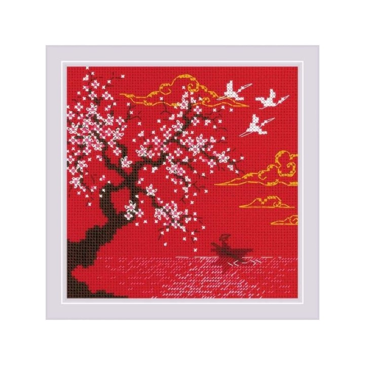 Riolis Oriental Embroidery Kit - Cross Stitch 15x15 cm