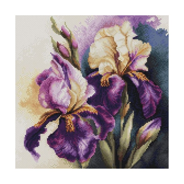 Luca-S Embroidery kit Iris Burgemeister
