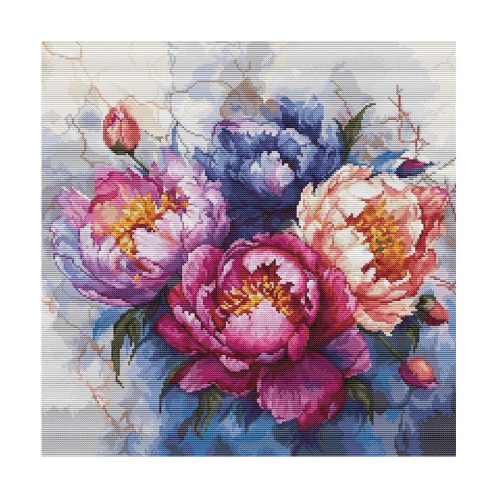 Luca-S Embroidery kit King of flowers