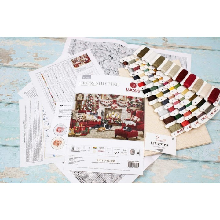 Luca-S Embroidery kit Pets Interior