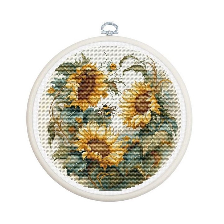 Luca-S Kit de broderie Tournesols 3