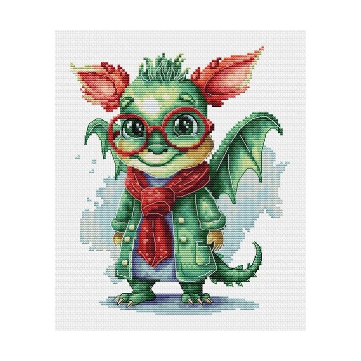 Luca-S Embroidery kit The Elegant Dragon