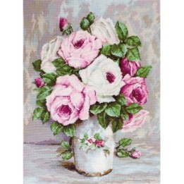 Luca-S Kit de broderie Roses mélangées 2