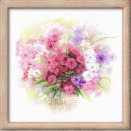Riolis Stickset Aquarell Phlox
