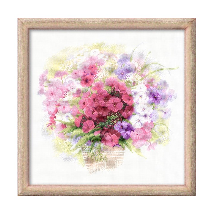 Riolis Borduurpakket Aquarel Phlox