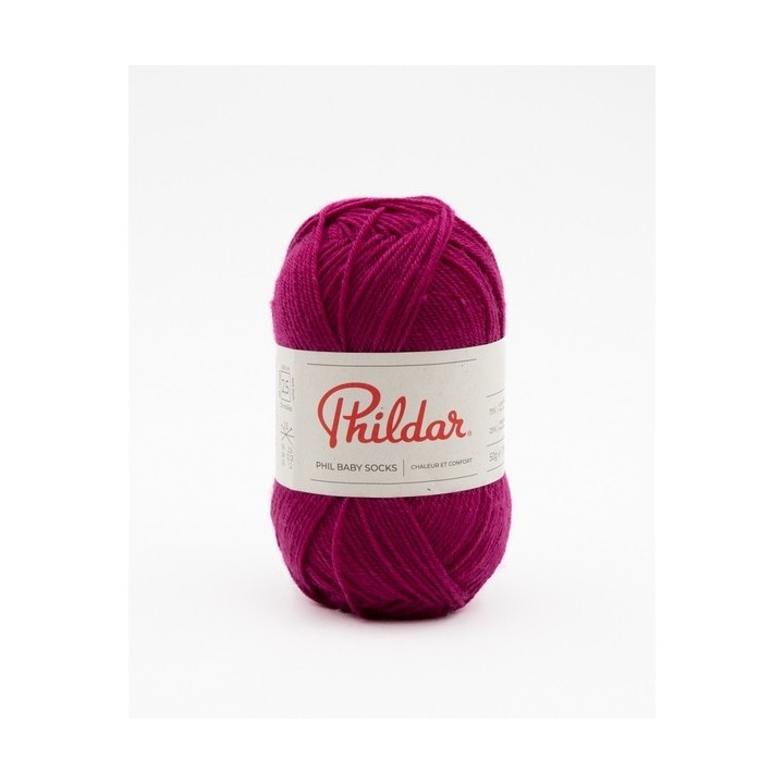 Phildar Phil Baby + Socks Magenta